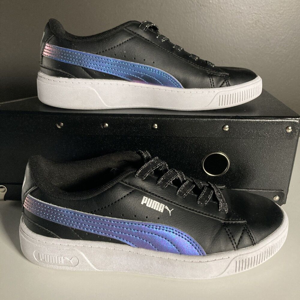 Puma Vikky V3 Bioluminescence Ac Slip-on Sneakers (Youth Girls 2C) Black Shoes